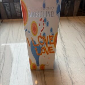 Moschino Blue and Yellow Packaging